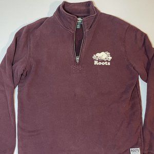 Roots 1/4 Zip Sweater (Medium)